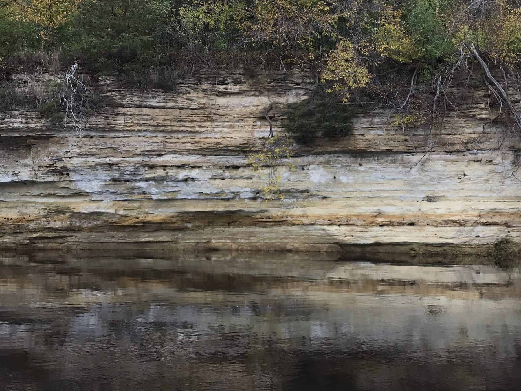 The palette of the river bluffs. (Photo Credit: Sophia Patane, Wild Rivers Conservancy)