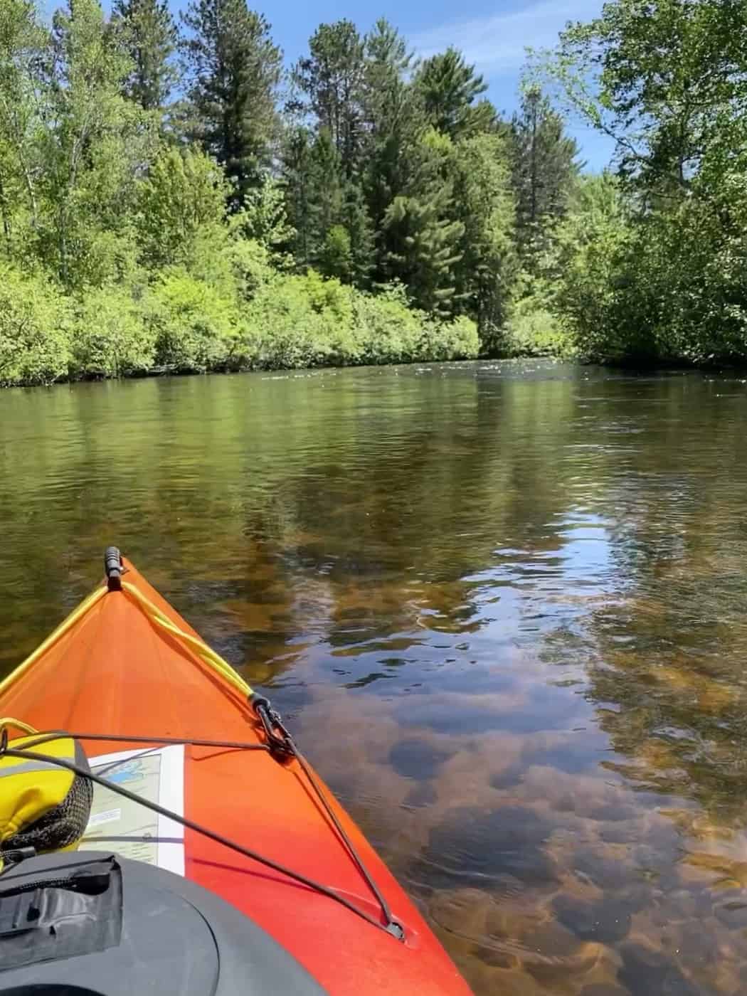 The beautiful waters of the Namekagon (Photo: Wild Rivers Conservancy Paddle Participant)