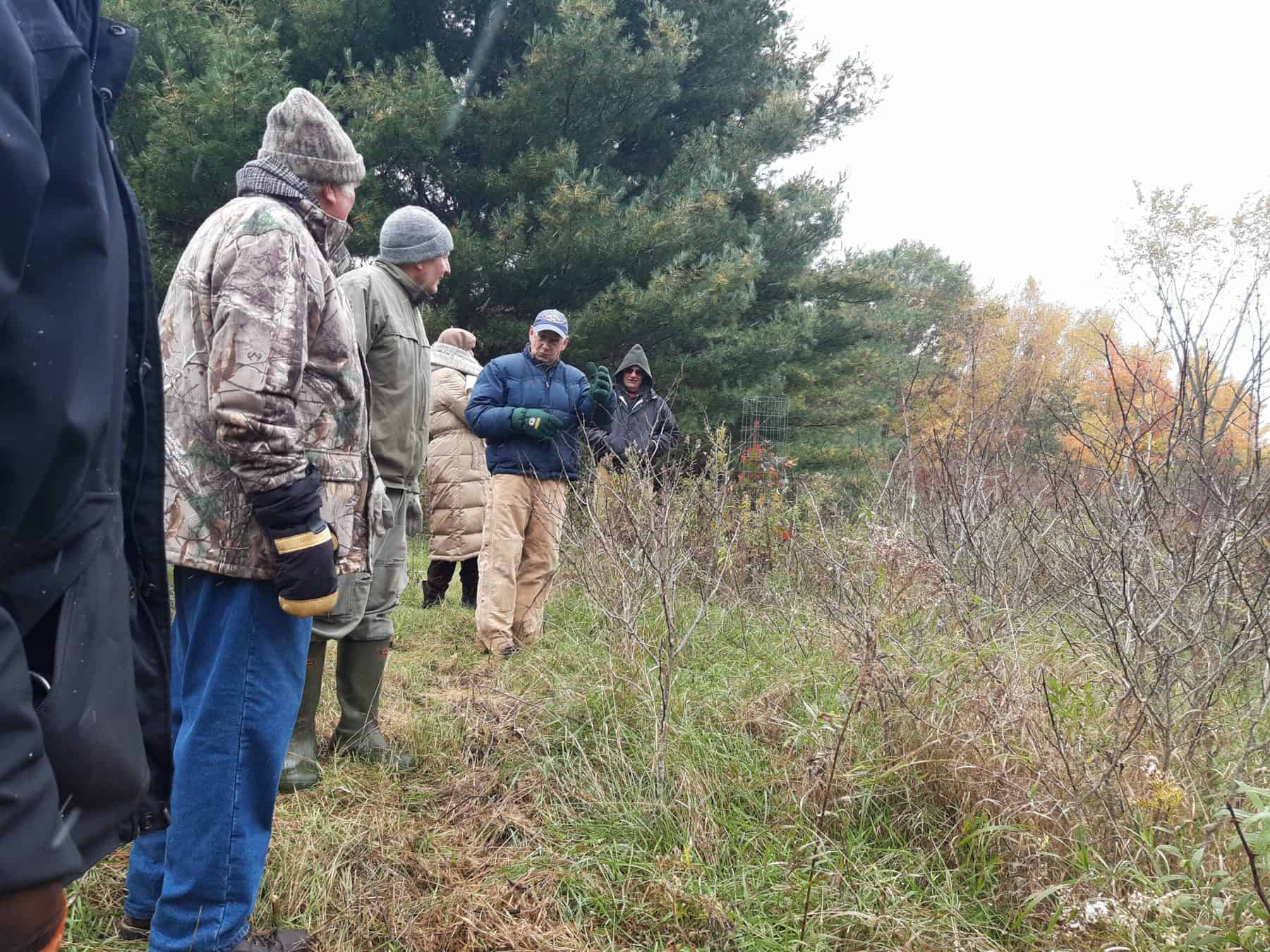 Woodland owner tour in 2019. (Photo: Wild Rivers Conservancy)