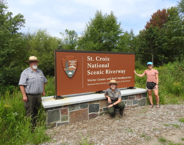 St. Croix National Scenic Riverway Park Rangers and Wild Rivers Conservancy staff. (Photo: Sophia Patane, Wild Rivers Conservancy)
