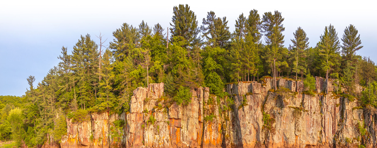 Cliffs by the river