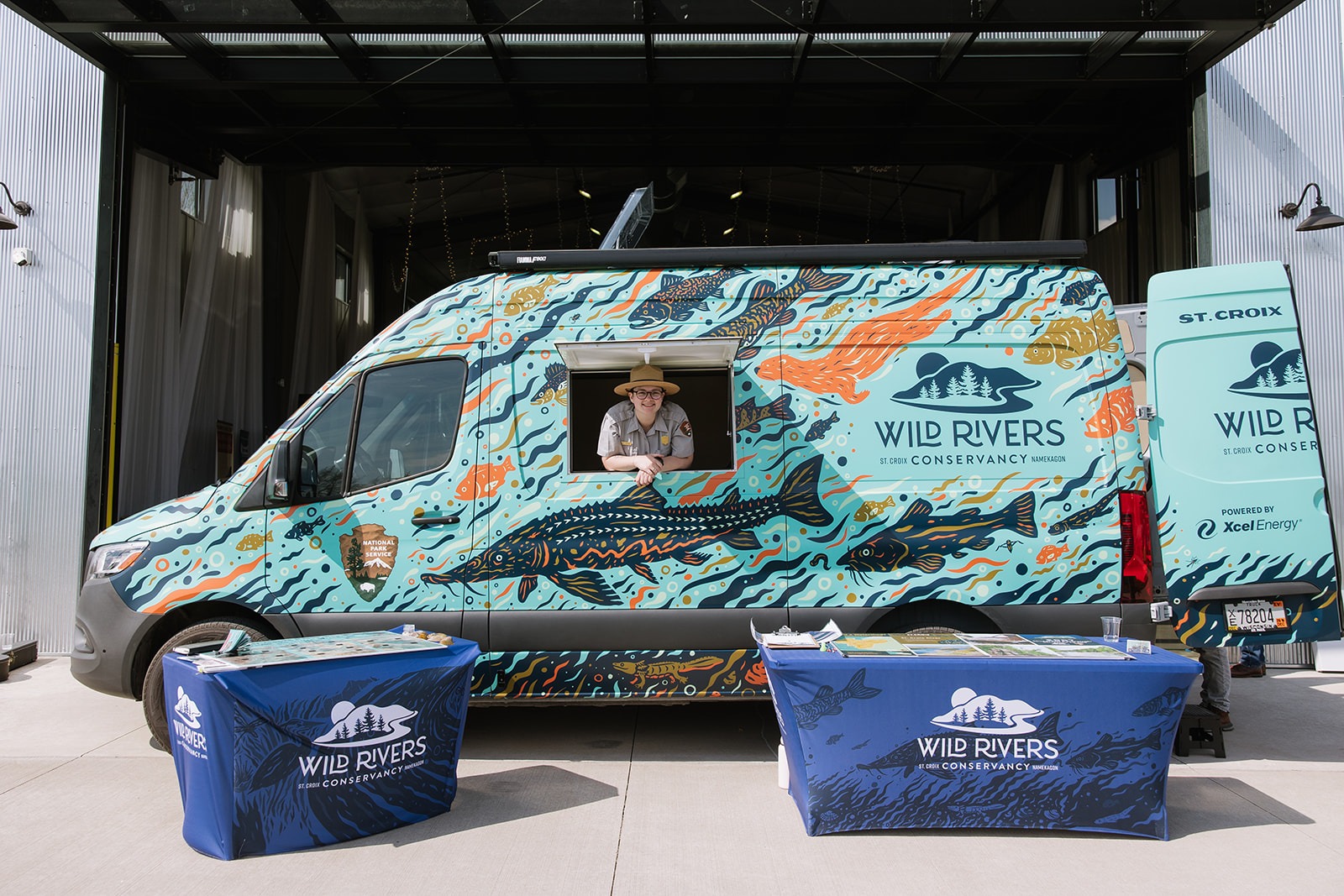 EDDY parked at Wild Rivers Fest